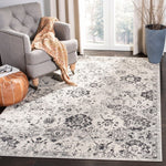 Vintage Distressed Silver Grey Soft Area Rugs
