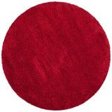 Red Soft Plush Shag Area Rug