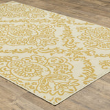 Bletcher Floral Damask Indoor/ Outdoor Soft Area Rug