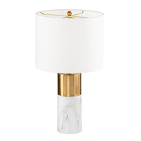 SEI Furniture Malonia White Table Lamp