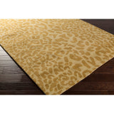 Michel Hand-tufted Jungle Animal Print Oval Wool Soft Area Rug