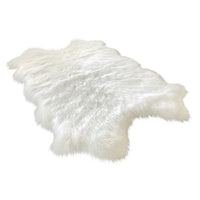 Nansen Luxurious Faux Sheepskin Pelt Shag Soft Area Rug