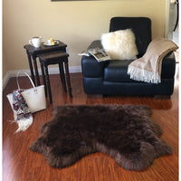 Nansen Luxurious Faux Sheepskin Pelt Shag Soft Area Rug