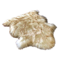 Nansen Luxurious Faux Sheepskin Pelt Shag Soft Area Rug