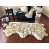 Nansen Luxurious Faux Sheepskin Pelt Shag Soft Area Rug