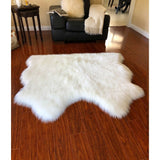 Nansen Luxurious Faux Sheepskin Pelt Shag Soft Area Rug