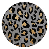 Peer Dark Leopard Soft Area Rug