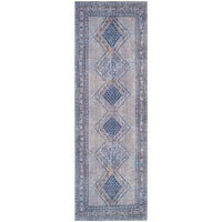 Vintage Medallion Printed Machine Washable Area Soft Rug