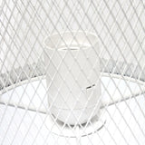 Simple Designs Mesh Cylindrical Steel Table Lamp