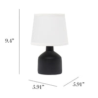 Simple Designs Mini Bocksbeutal Ceramic Table Lamp