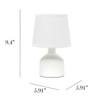 Simple Designs Mini Bocksbeutal Ceramic Table Lamp