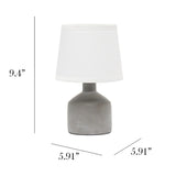 Simple Designs Mini Bocksbeutal Ceramic Table Lamp