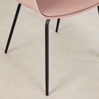 South Shore Flam Chair with Metal Legs