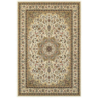 Stora Red/Ivory Classic Medallion Soft Area Rug