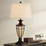 Mission Cage Night Light Urn Table Lamp by John Timberland