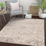 Thea Vintage Persian Oriental Ivory Rug