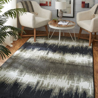 Modern Home Abstract Echo Soft Area Rug
