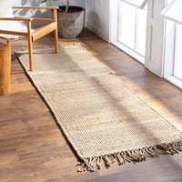 The Gray Barn Flynn Hand-woven Jute Fringed Soft Area Rug