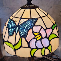 Tiffany Style Butterfly Table Lamp 15" AM210TL08B Amora Lighting