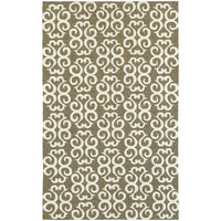 Atrium Scrollwork Trellis Hand-hooked Indoor/Outdoor Soft Area Rug