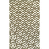 Atrium Scrollwork Trellis Hand-hooked Indoor/Outdoor Soft Area Rug