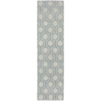 Maddox Geometric Odgee Trellis Hand-made Wool Soft Area Rug