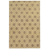 Maddox Geometric Odgee Trellis Hand-made Wool Soft Area Rug