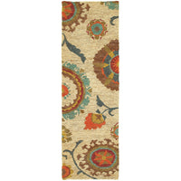 Valencia Floral Hand-woven Jute Soft Area Rug