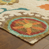 Valencia Floral Hand-woven Jute Soft Area Rug