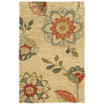 Valencia Overscale Floral Hand-woven Jute Soft Area Rug