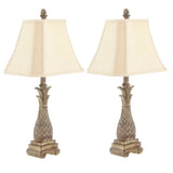 Tropical Pineapple Accent Table Lamp - Set of 2 - 28 inches