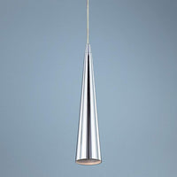 Sliver 12" High Satin Mini Pendant Light