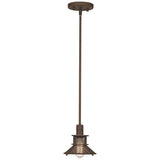 Glasgow Olde Bronze 8 1/2" Wide 1-Light LED Mini Pendant
