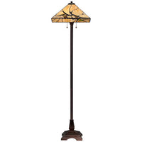Robert Louis Tiffany Budding Branch Floor Lamp