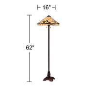 Robert Louis Tiffany Budding Branch Floor Lamp