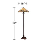 Robert Louis Tiffany Budding Branch Floor Lamp