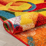 Brilliant Multi Modern Bright Rug