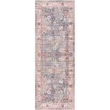 Traditional Vintage Machine Washable Area Soft Rug