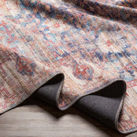 Traditional Vintage Machine Washable Area Soft Rug