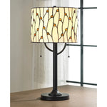 Vines 25"H Tiffany Table Lamp - Natural