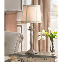 Regency Hill Petite Artichoke Font Traditional Table Lamp