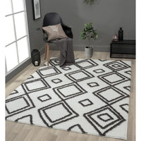 Home Meadows Terra Hand Carved Shag Area Rug