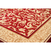 Domani Globe Distressed Landscape Soft Area Rug