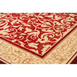 Domani Globe Distressed Landscape Soft Area Rug