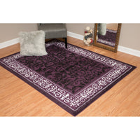 Domani Globe Distressed Landscape Soft Area Rug
