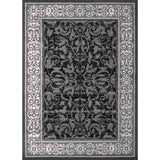 Domani Globe Distressed Landscape Soft Area Rug
