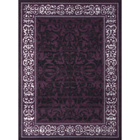 Domani Globe Distressed Landscape Soft Area Rug