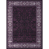 Domani Globe Distressed Landscape Soft Area Rug