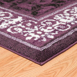 Domani Globe Distressed Landscape Soft Area Rug