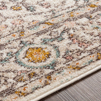 Willa Bordered Floral Area Rug